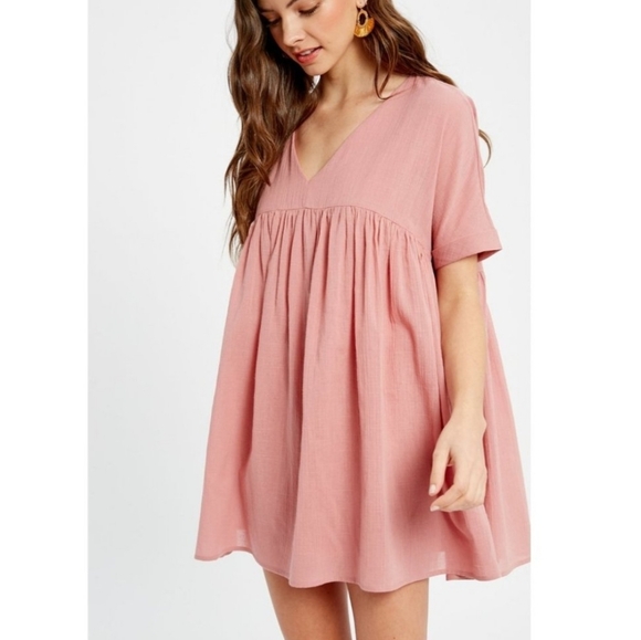 Listicle Babydoll Dress - Picture 4 of 13